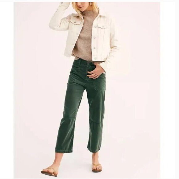 FREE PEOPLE NWT Rumors Denim Jacket / Ecru - XS - Picture 3 of 10